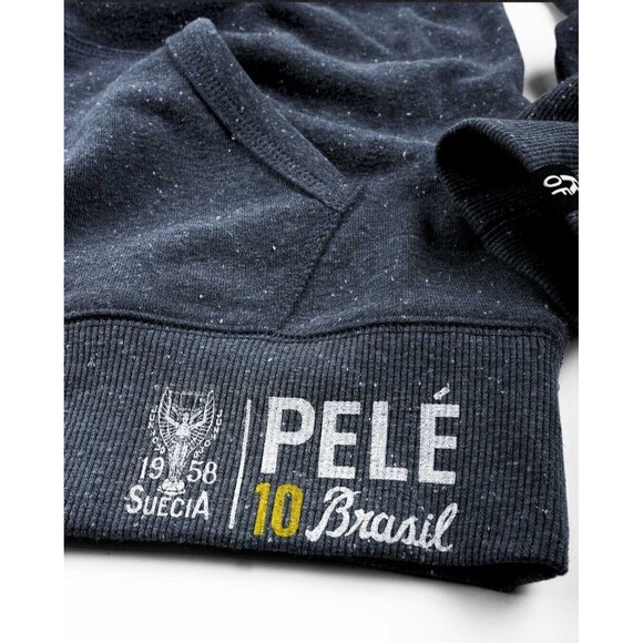 Roots Of Fight Pelé Soccer Hoodie NWT Medium World Cup Fifa Champion Futebol - Picture 7 of 7